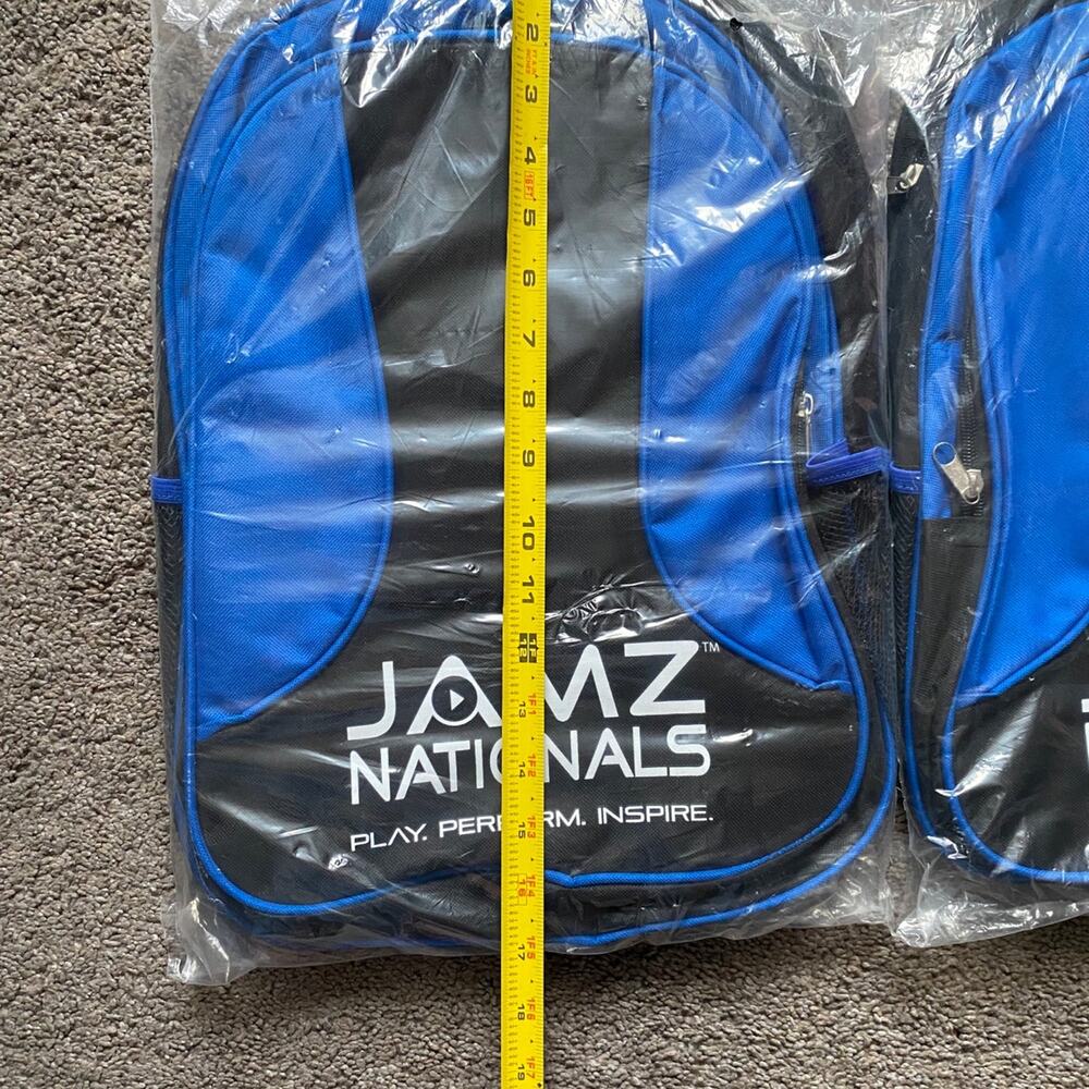 Jamz Nationals blue and black backpacks- set of 2 - Picture 5 of 6
